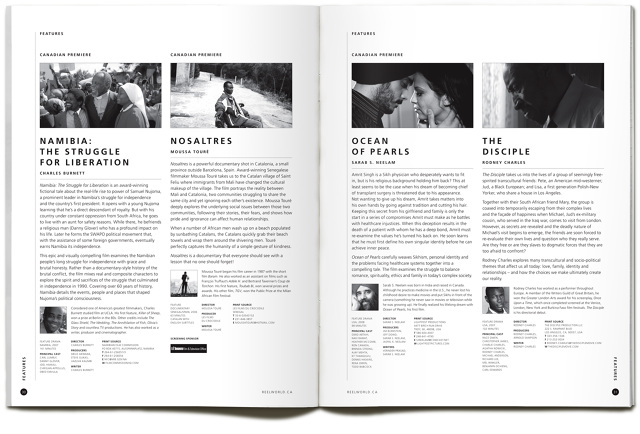 film festival program